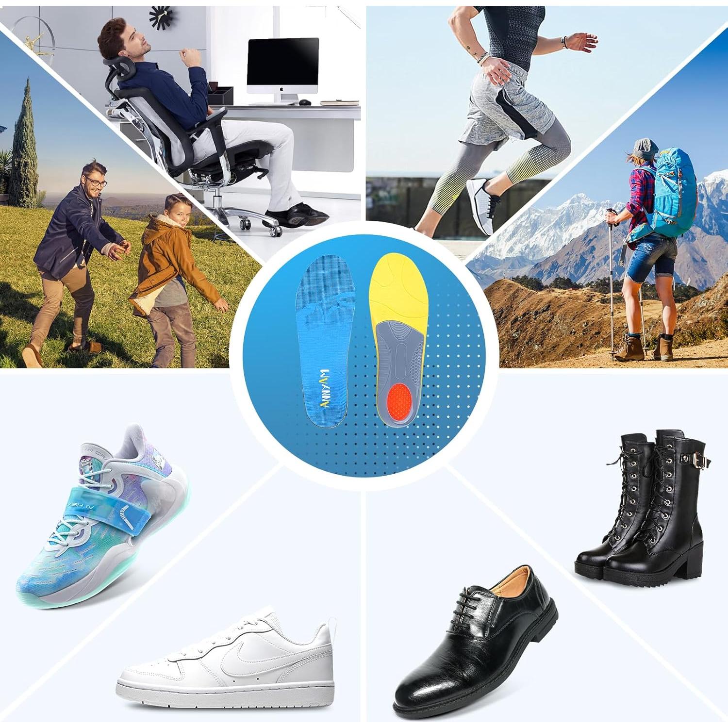 Plantillas Ortopédicas AnnyAm para Fascitis Plantar 305mm