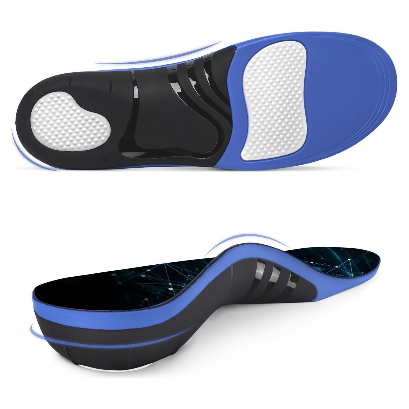 Plantillas Ortopédicas Trooer para Fascitis Plantar - Soporte Alto