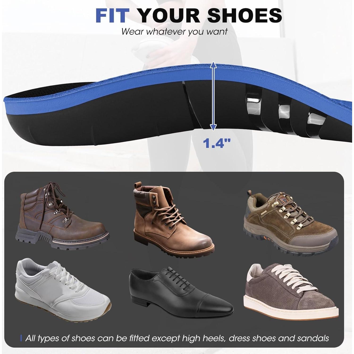 Plantillas Ortopédicas Trooer para Fascitis Plantar - Soporte Alto