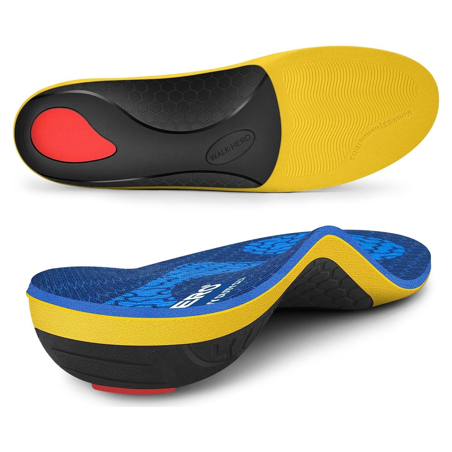 Plantillas ortopédicas WalkHero Heavy Duty para fascitis plantar