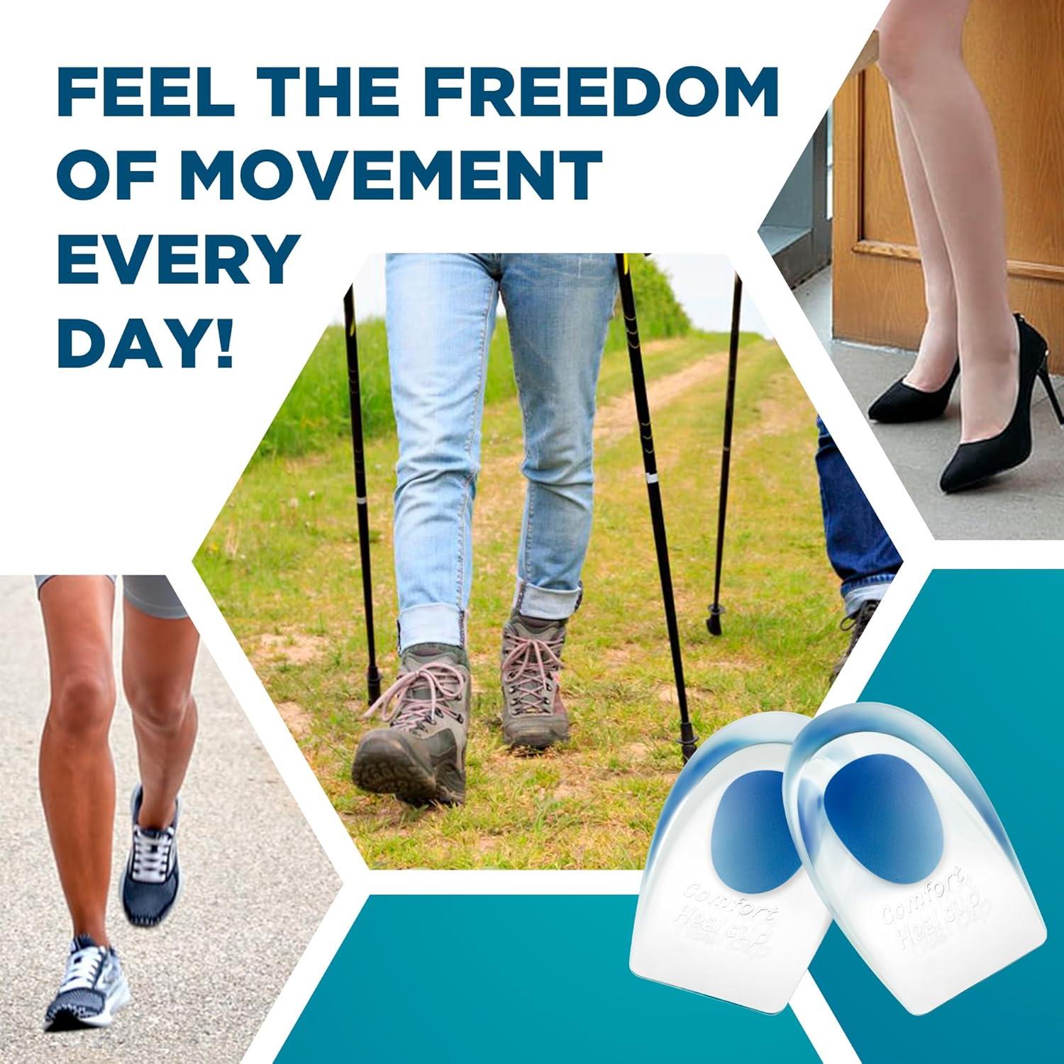 Copas de Gel para Talón Homergy - Alivio Dolor Fascitis Plantar