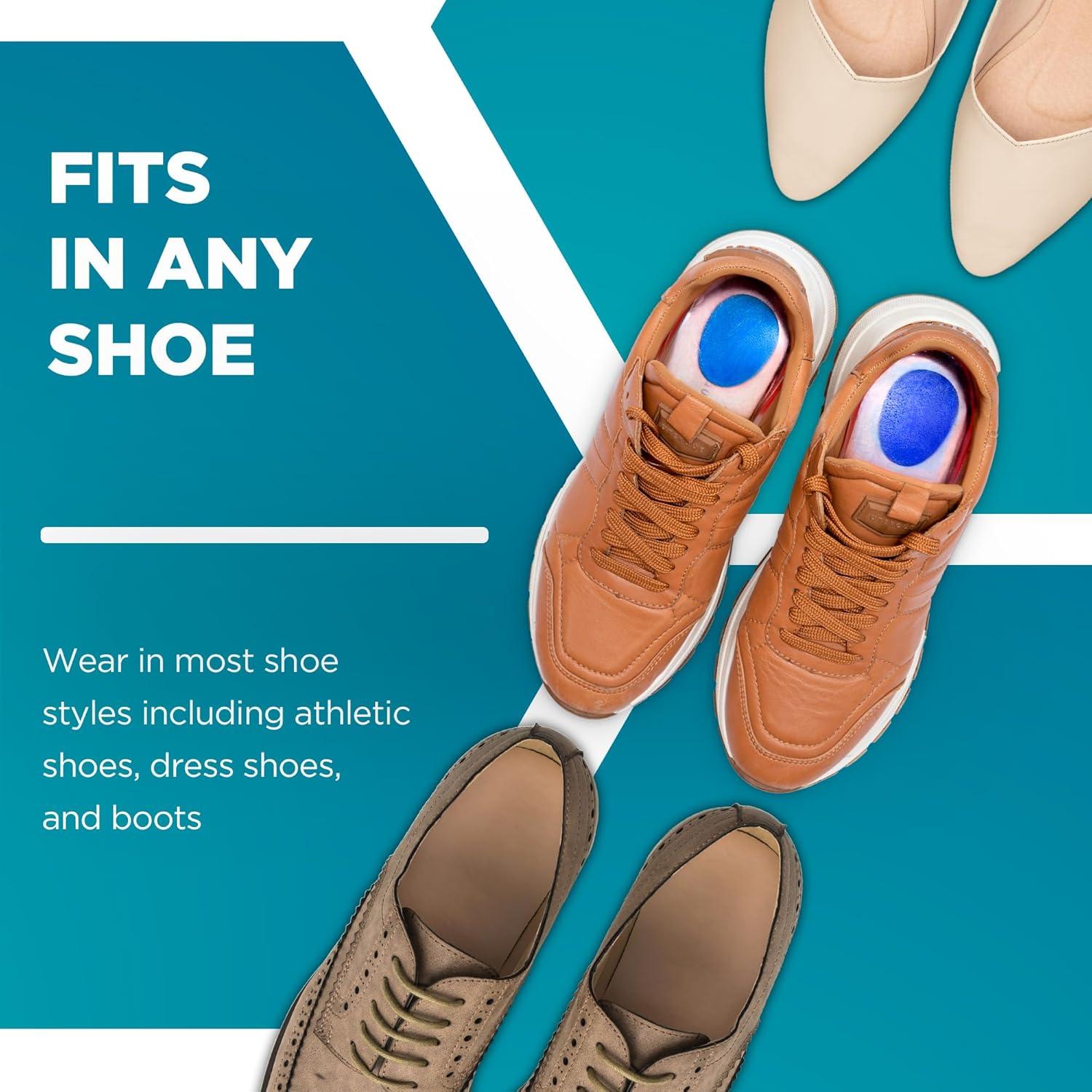 Copas de Gel para Talón Homergy - Alivio Dolor Fascitis Plantar