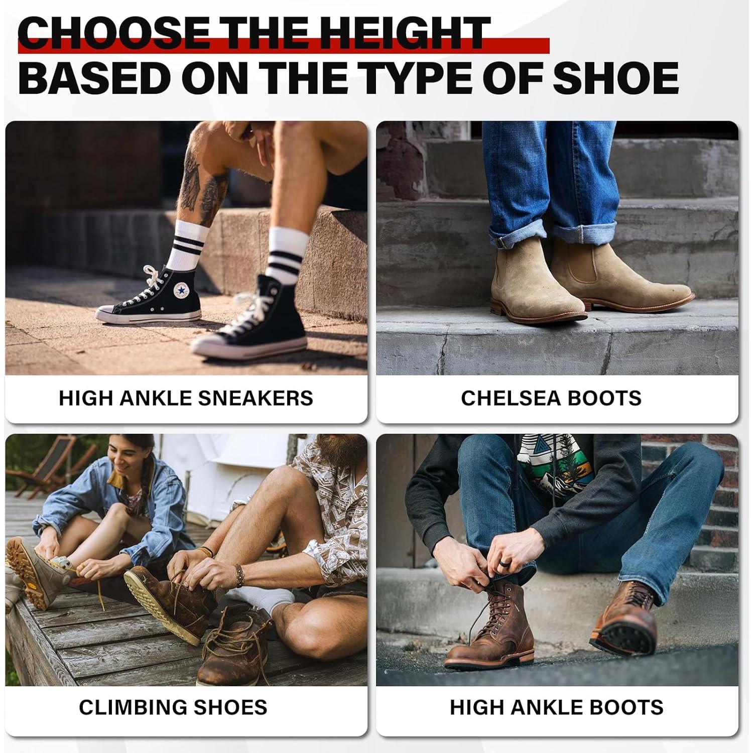 Plantillas de Aumento de Altura ERGOfoot Ajustables Unisex