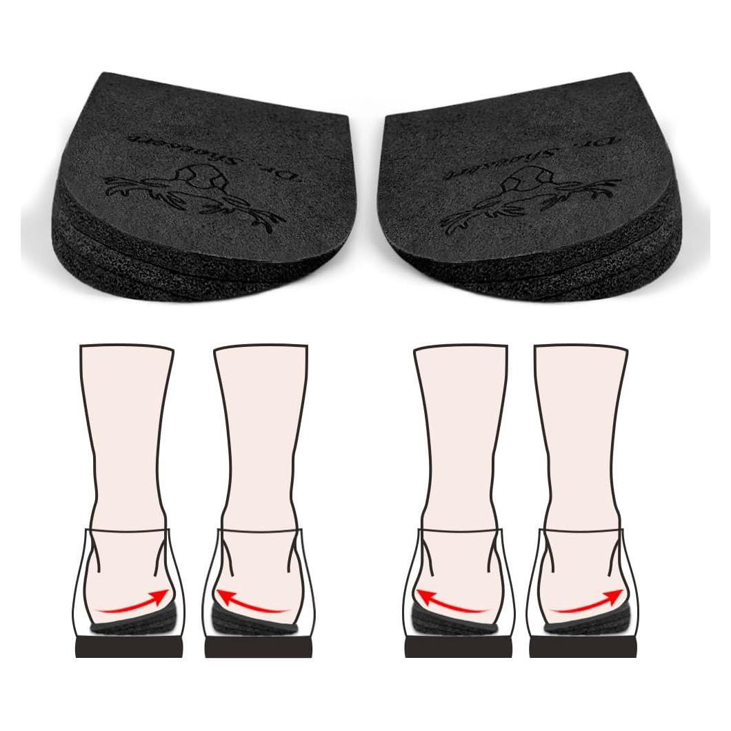 Plantillas Ortopédicas Dr. Shoesert Ajustables 3 Capas - Negro