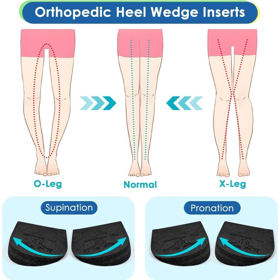 Plantillas Ortopédicas Dr. Shoesert Ajustables 3 Capas - Negro