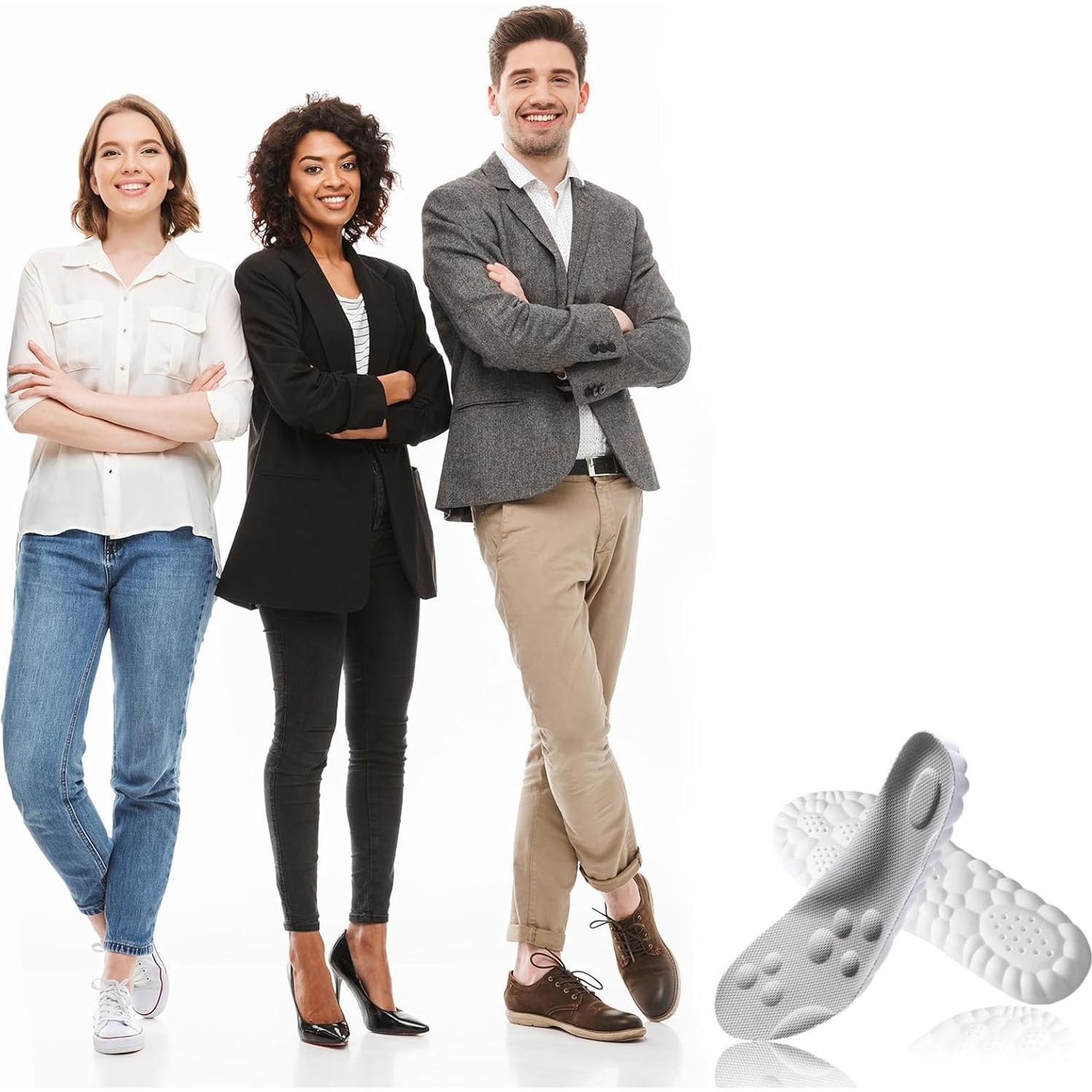 Plantillas 4D Cloud Konenbra - Ultra Cómodas, Soporte Pie 7-8 Negro