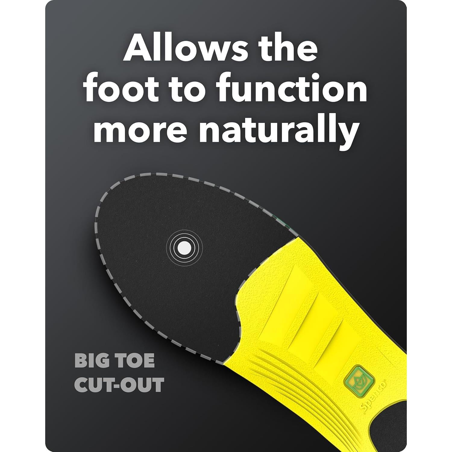 Plantillas de soporte de arco Spenco Polysorb 7-8.5/6-7.5