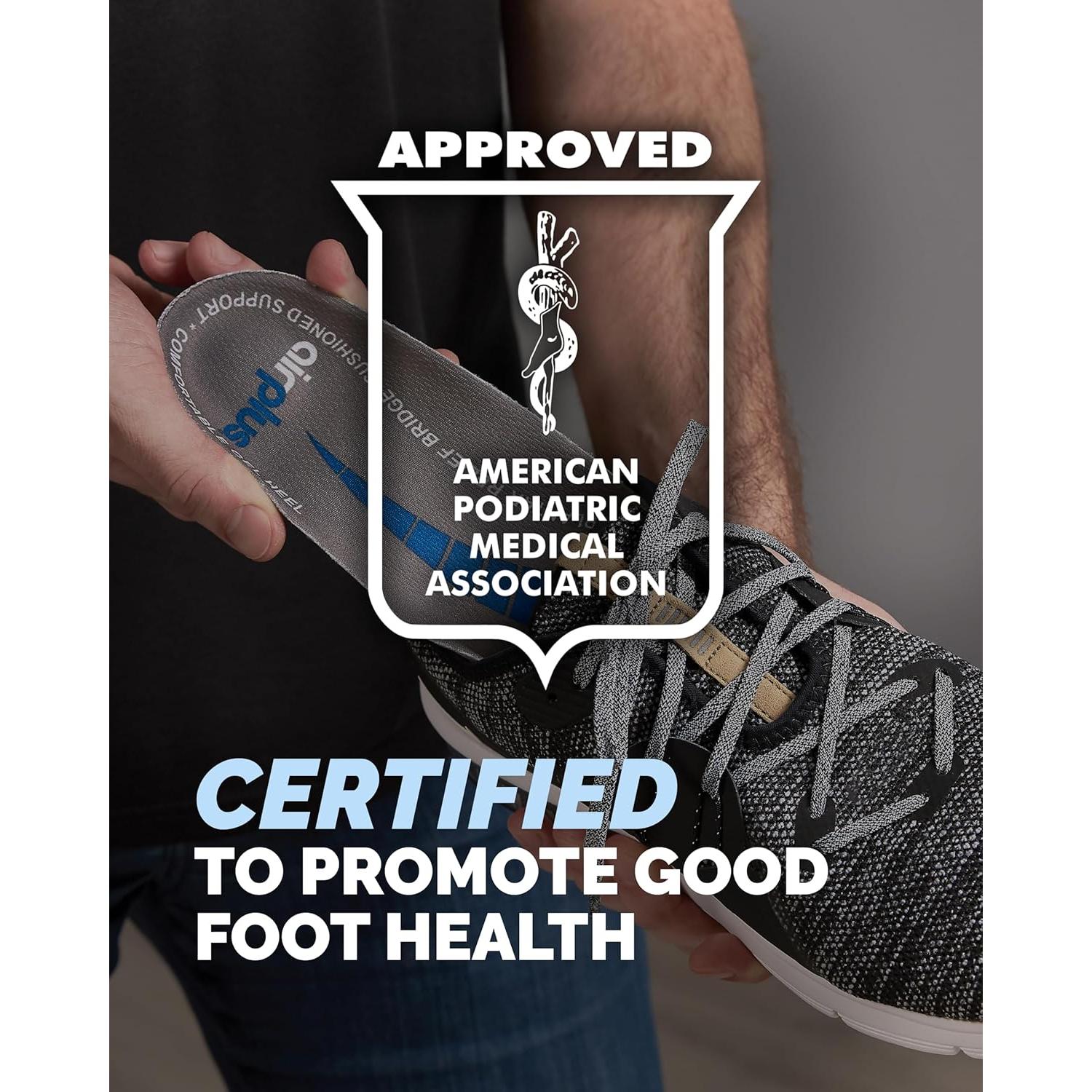 Plantillas Ortopédicas Airplus 3/4 para Fascitis Plantar - Gel