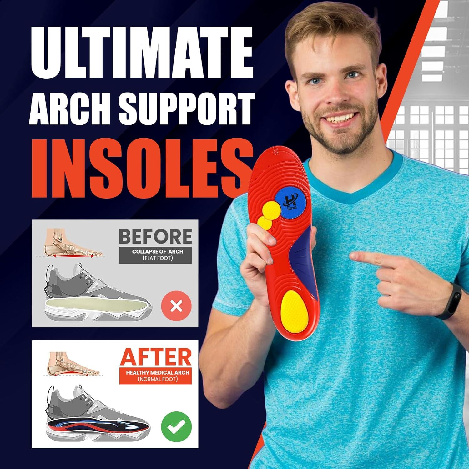 Plantillas Ortopédicas Hlegrand para Fascitis Plantar - Soporte Arco