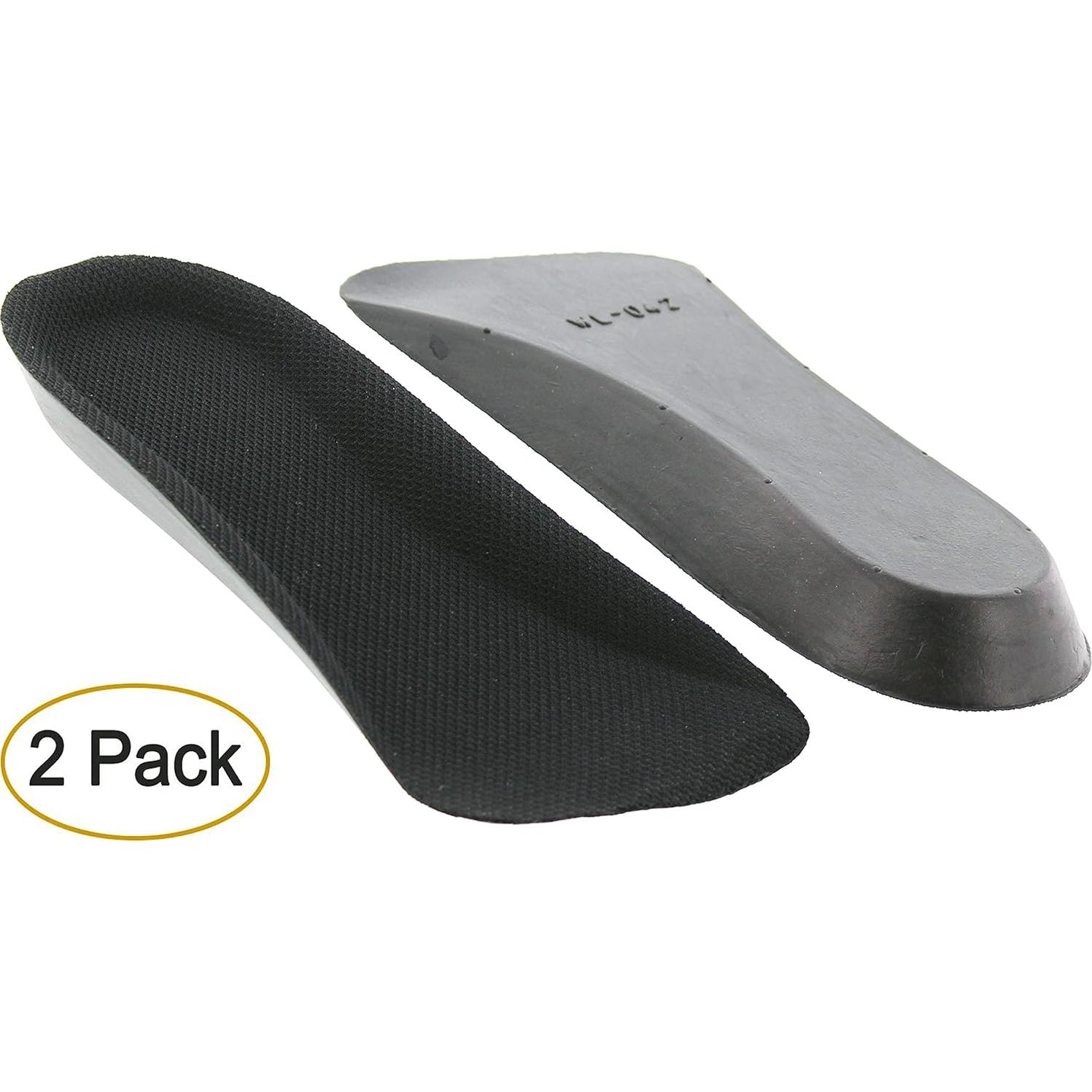 Plantillas Elevadoras CALTO para Hombres - Aumento 1.27 cm Negro