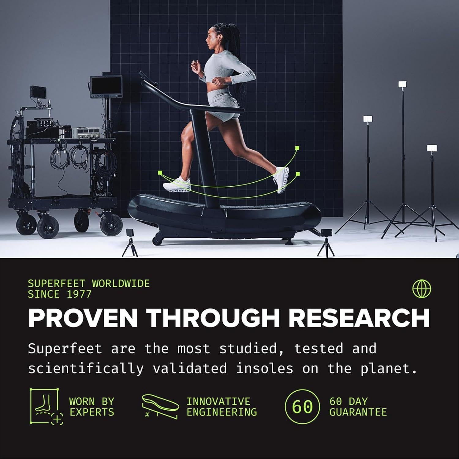 Superfeet Plantillas de Amortiguación Unisex - Soporte Arco Medio 38-41