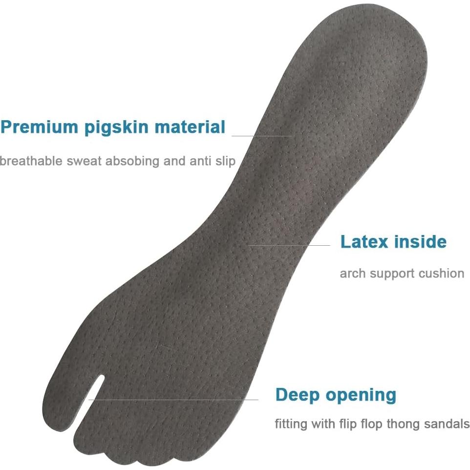 2 Pares Plantillas Antideslizantes BTXYM Piel de Cerdo 5-8