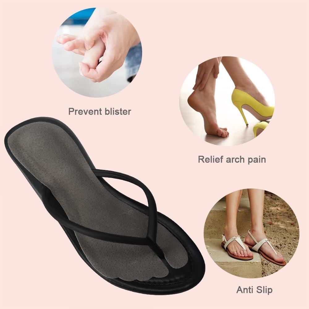 2 Pares Plantillas Antideslizantes BTXYM Piel de Cerdo 5-8