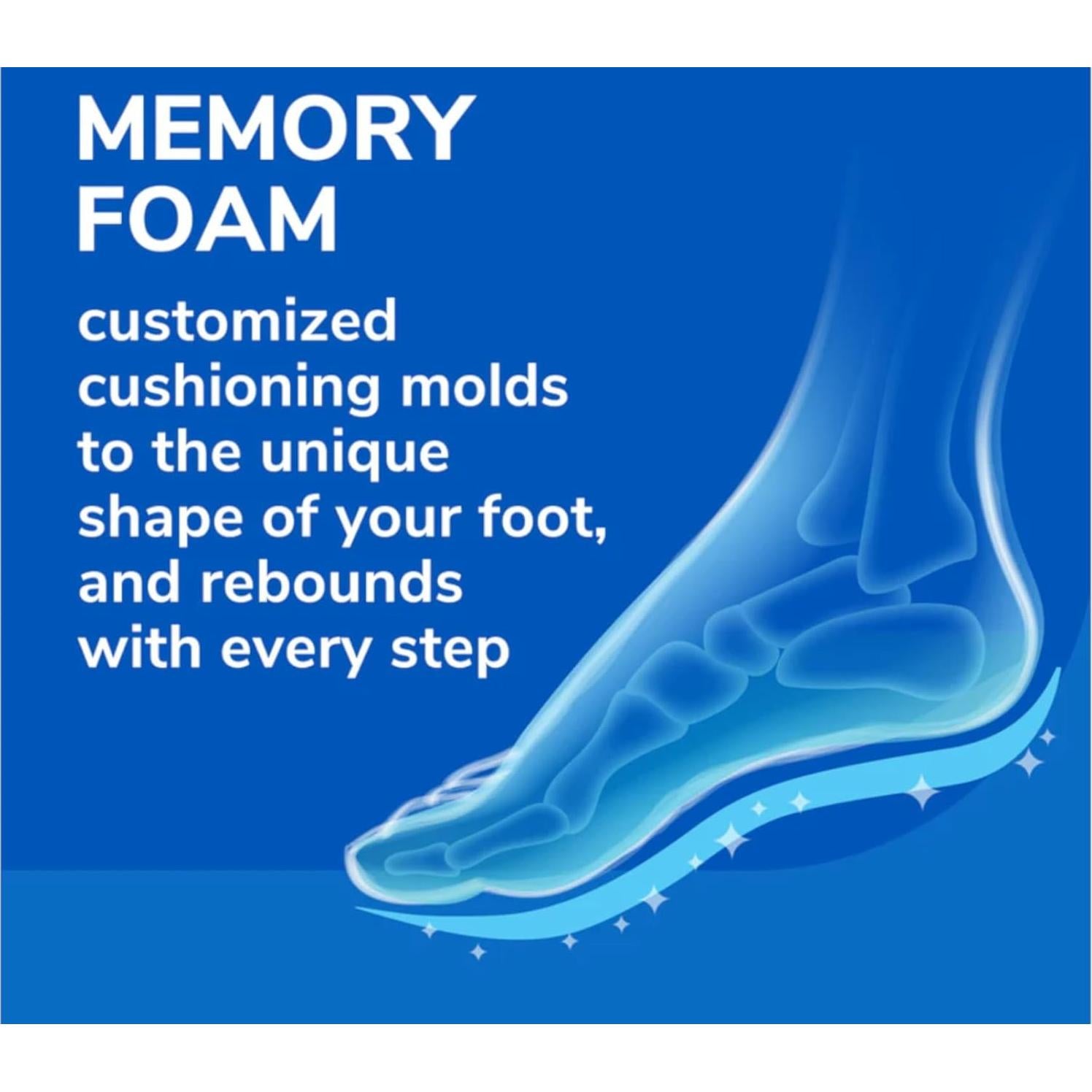 Plantillas Dr. Scholl's Air-Pillo Espuma Viscoelástica 7-13 / 5-10