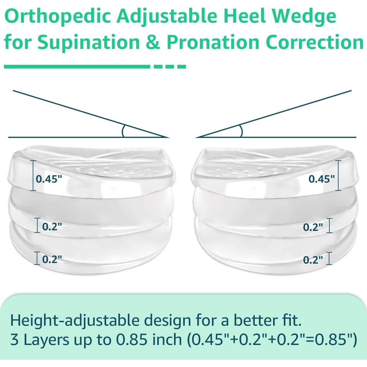 Plantillas Ortopédicas Skyfoot 3 Capas Ajustables Cristal