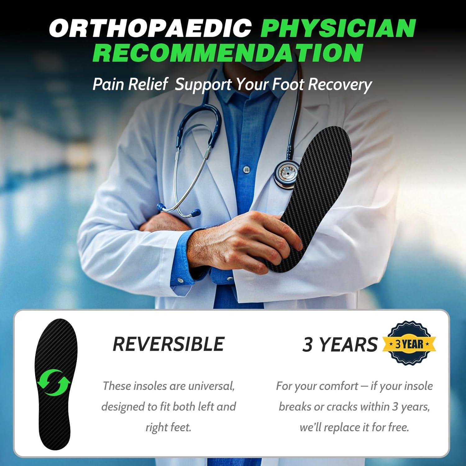 Plantilla de fibra de carbono Imonujo 235mm para dedo en garra