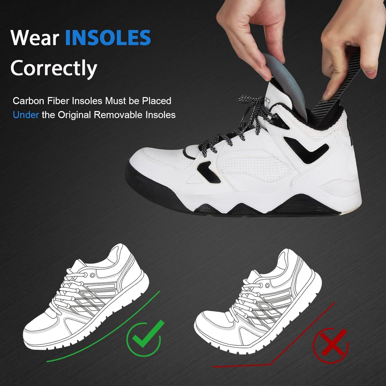 Plantilla Ortopédica de Carbono Docarbonfi 275mm Alivio Dedo de Morton