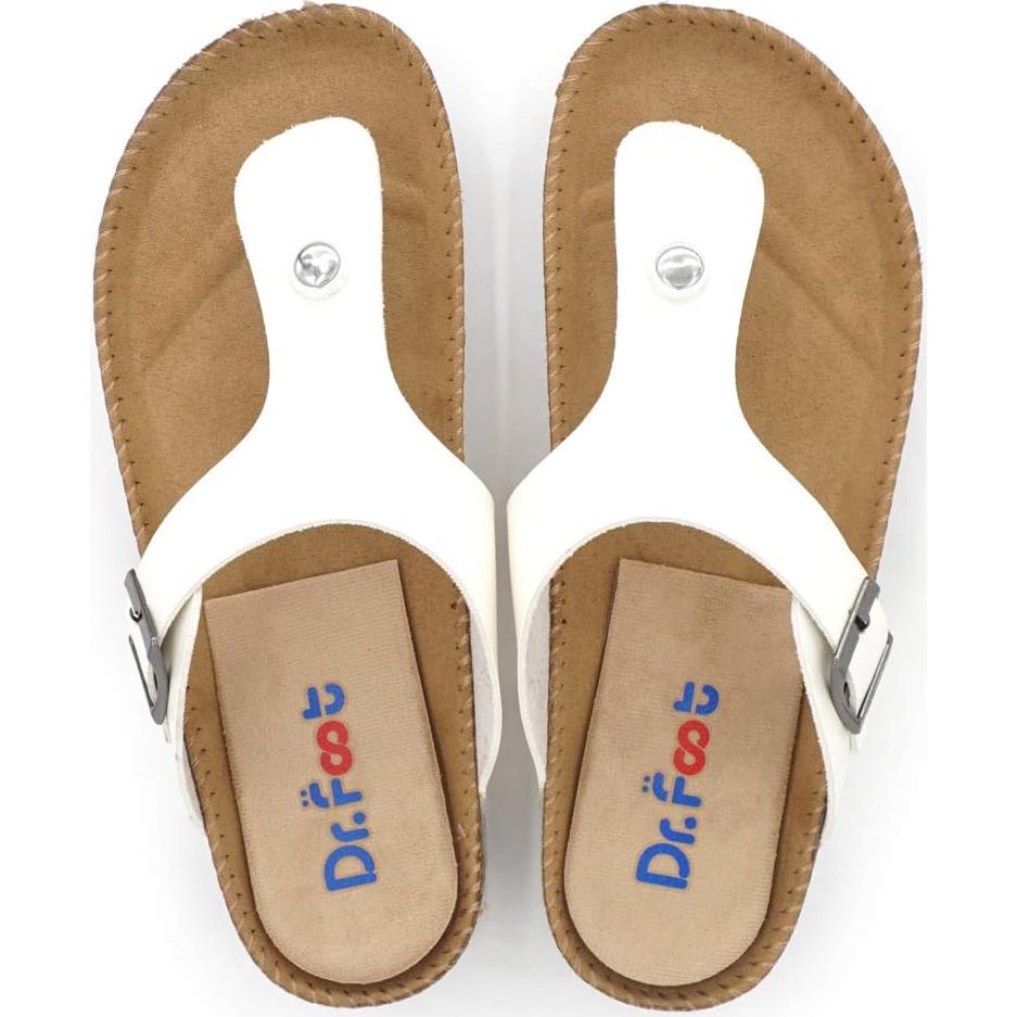 Inserts Elevadores de Talón Ajustables Dr.Foot 3 Capas Beige