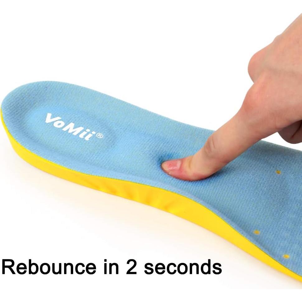 Plantillas ortopédicas VoMii espuma viscoelástica S Azul