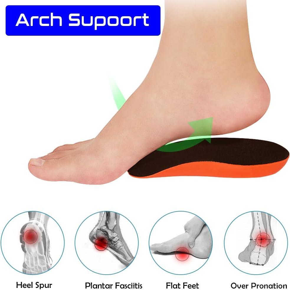 Copa de Talón YouthBelief para Fascitis Plantar - Negro 6-11.5