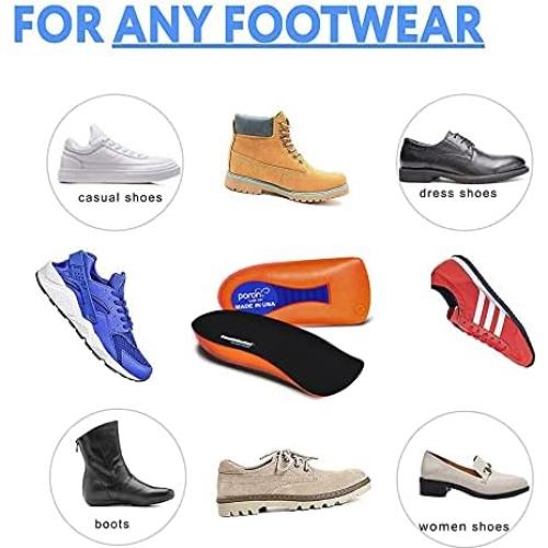 Copa de Talón YouthBelief para Fascitis Plantar - Negro 6-11.5