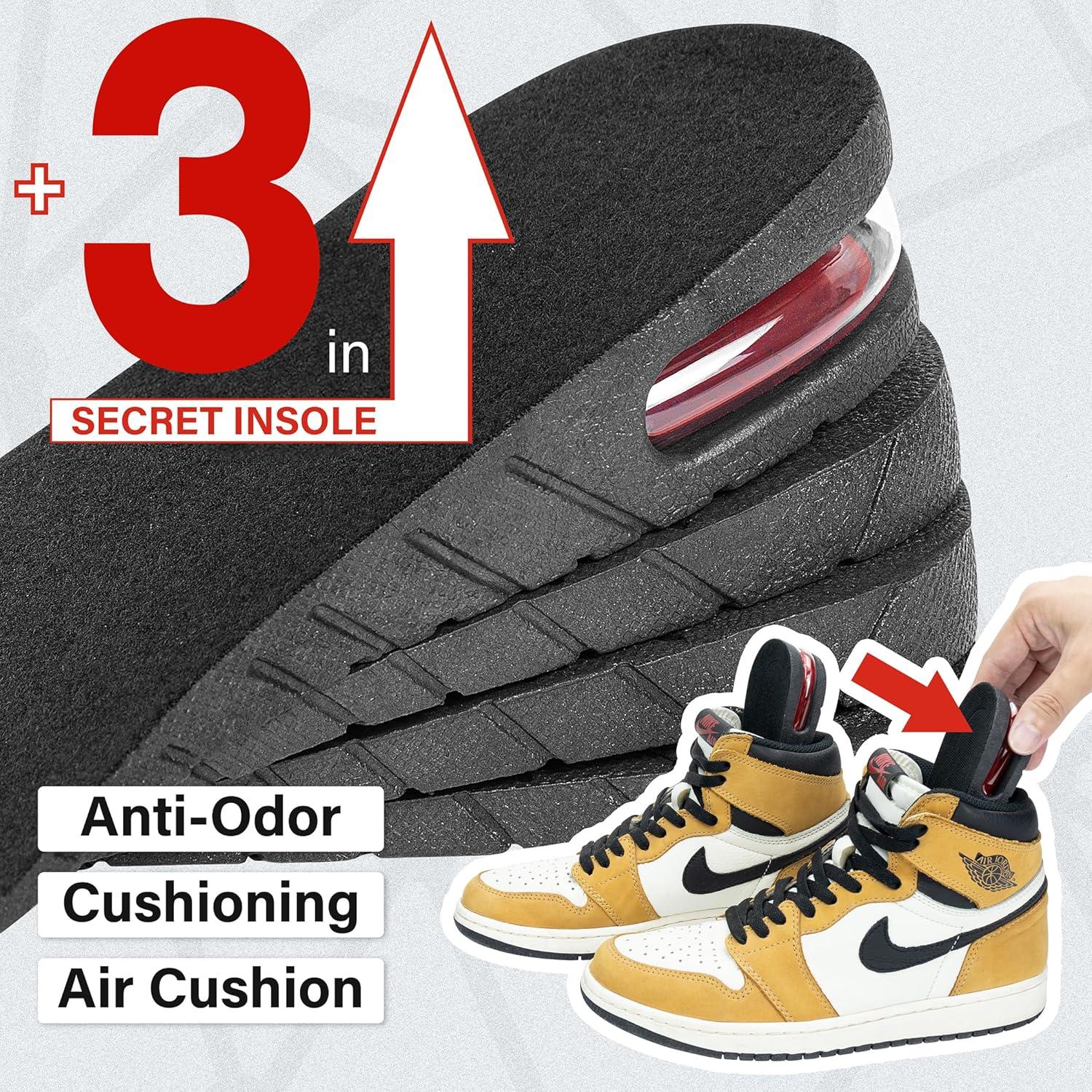 Plantillas Elevadoras 3 Capas FEIMAO - Aumento de Altura 6 cm