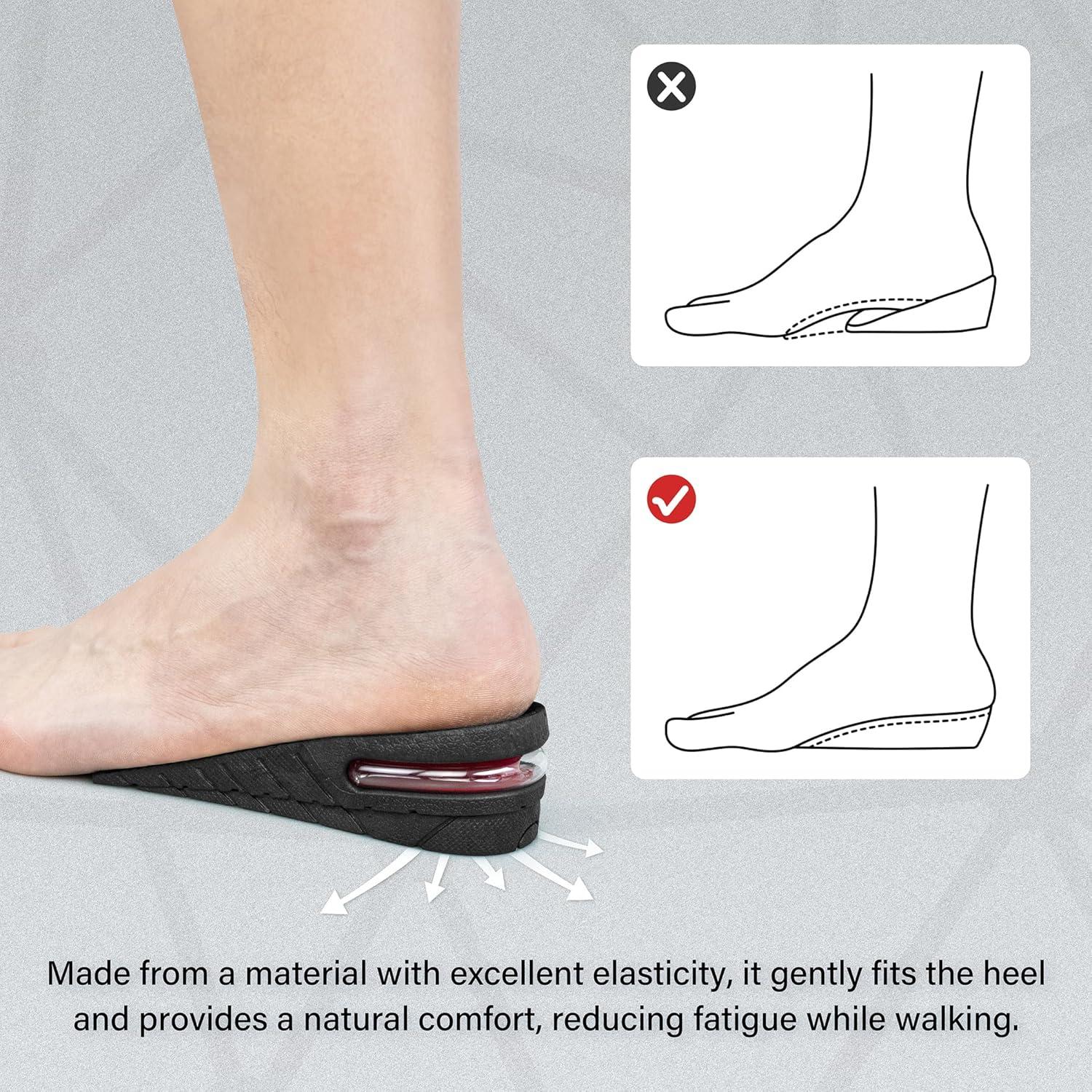 Plantillas Elevadoras 3 Capas FEIMAO - Aumento de Altura 6 cm