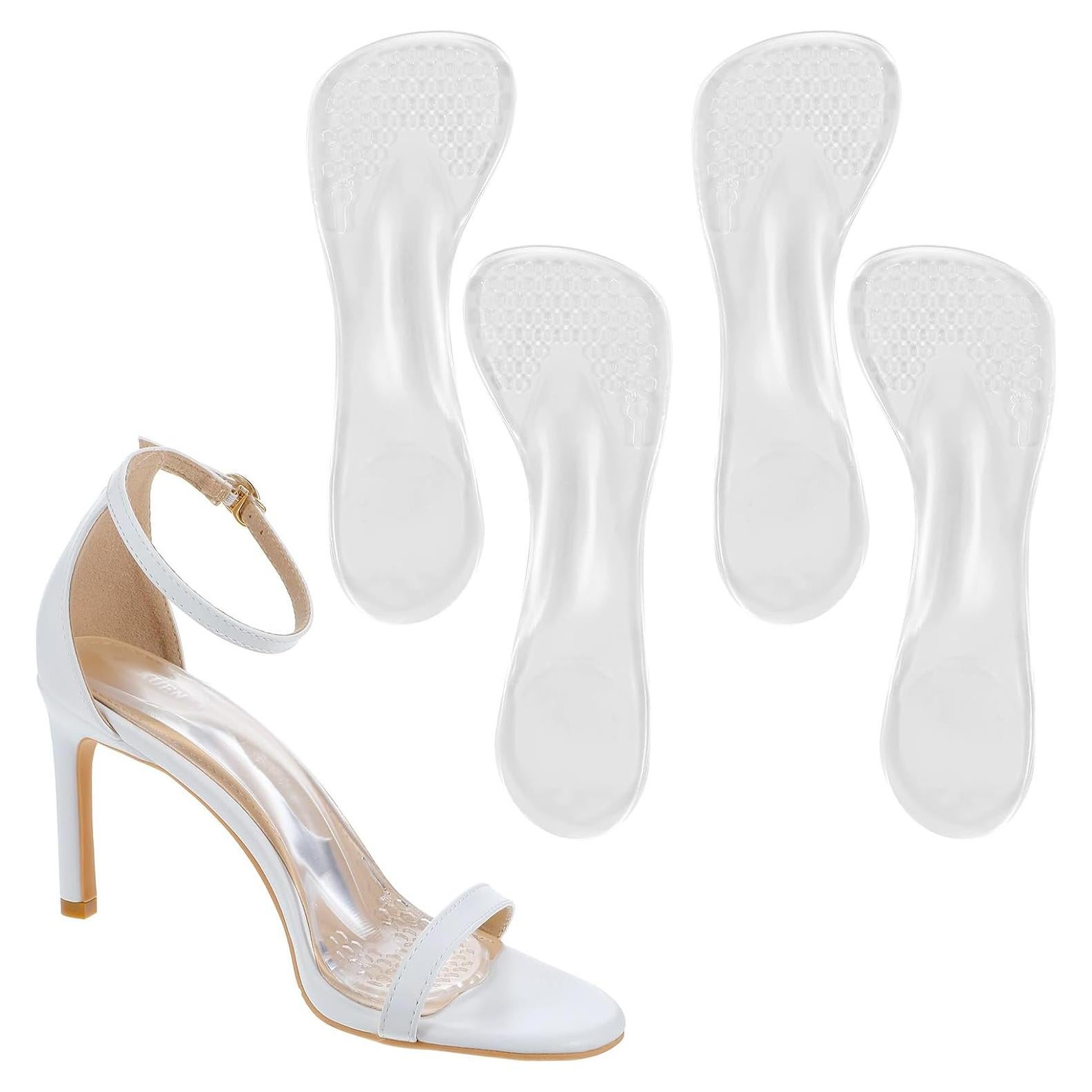 2 Pares Plantillas de Gel para Tacones Mujeres 6-7.5 Almohadillas