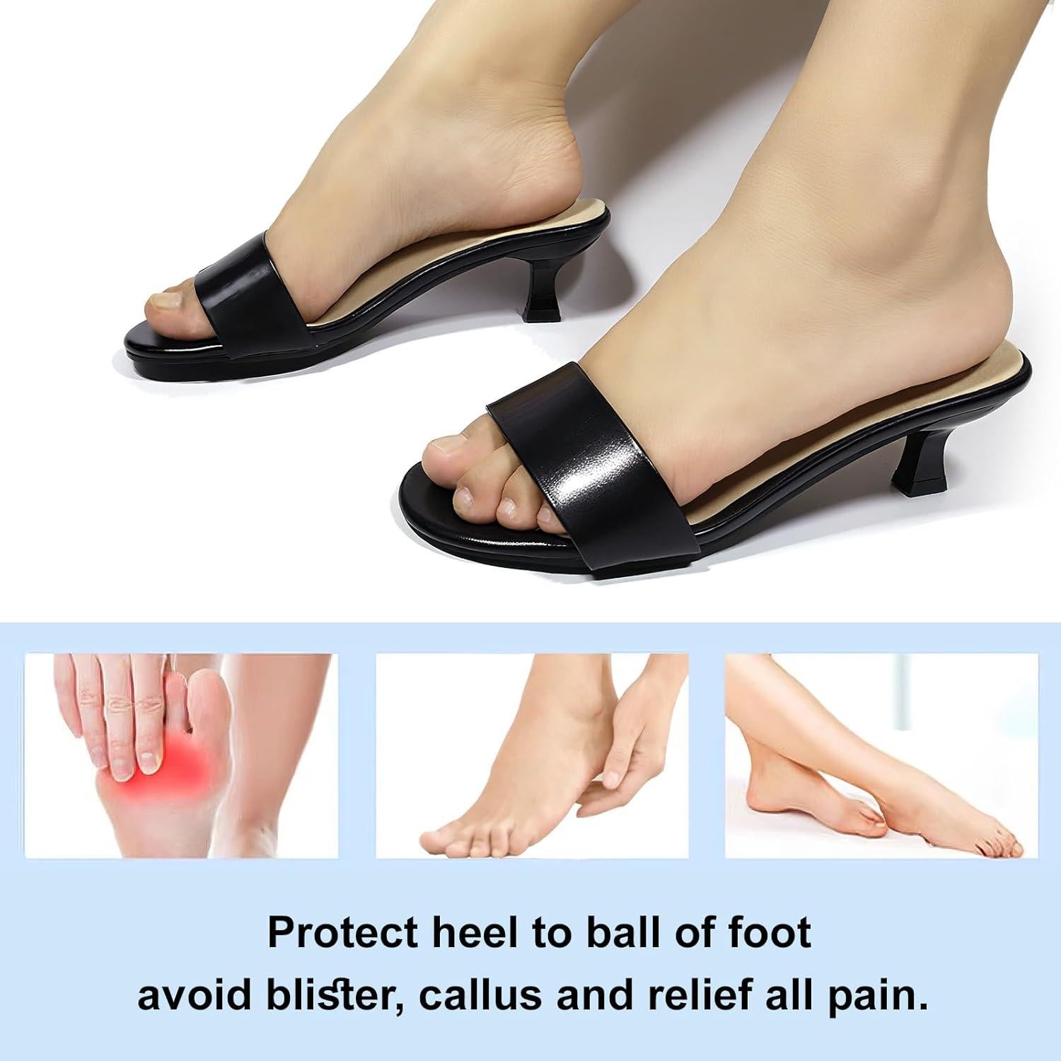 Insertos Antideslizantes de Piel de Cerdo LanJe para Tacones