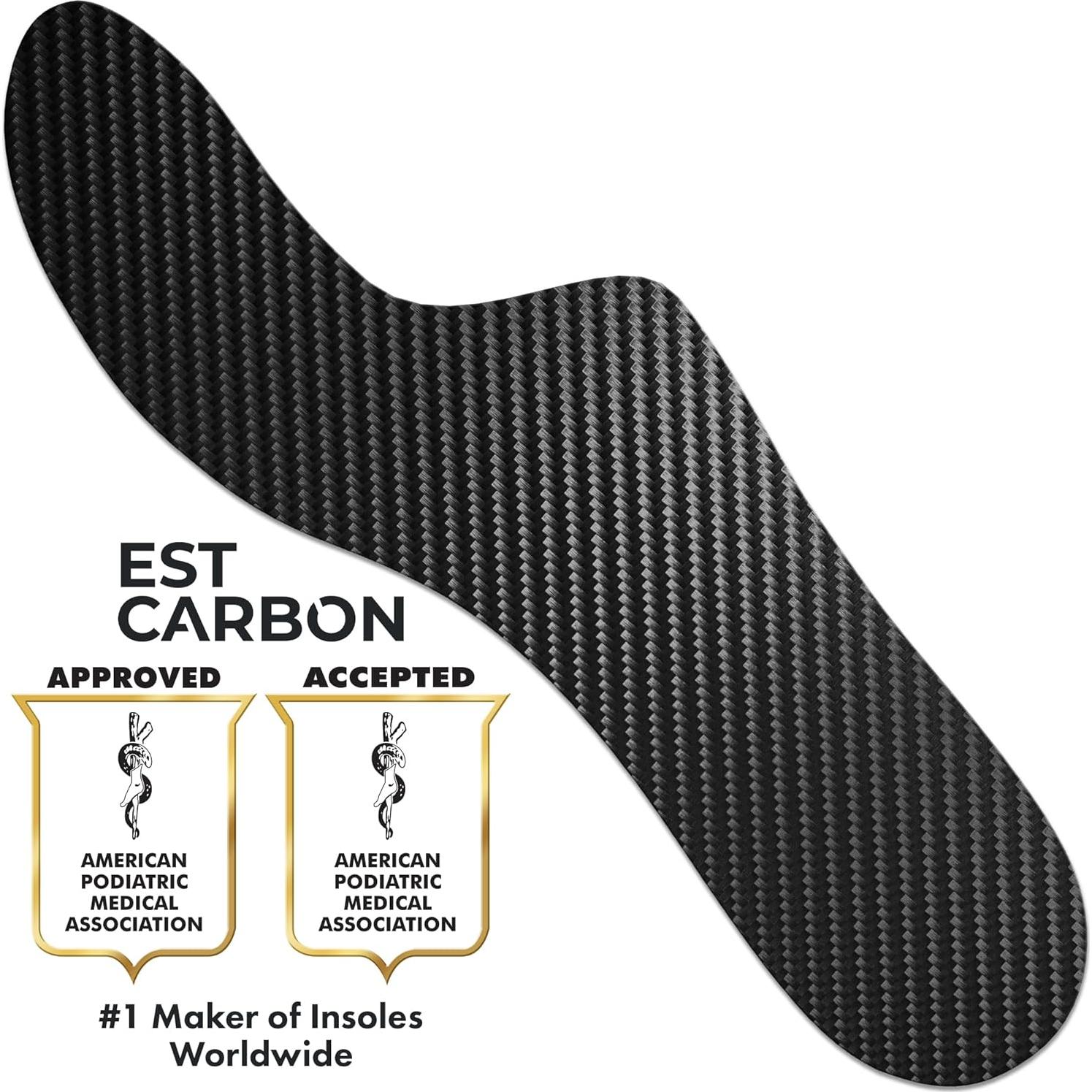 Plantilla ortopédica de fibra de carbono Erismet - Extensión de Mortons - Unisex 27.5 cm