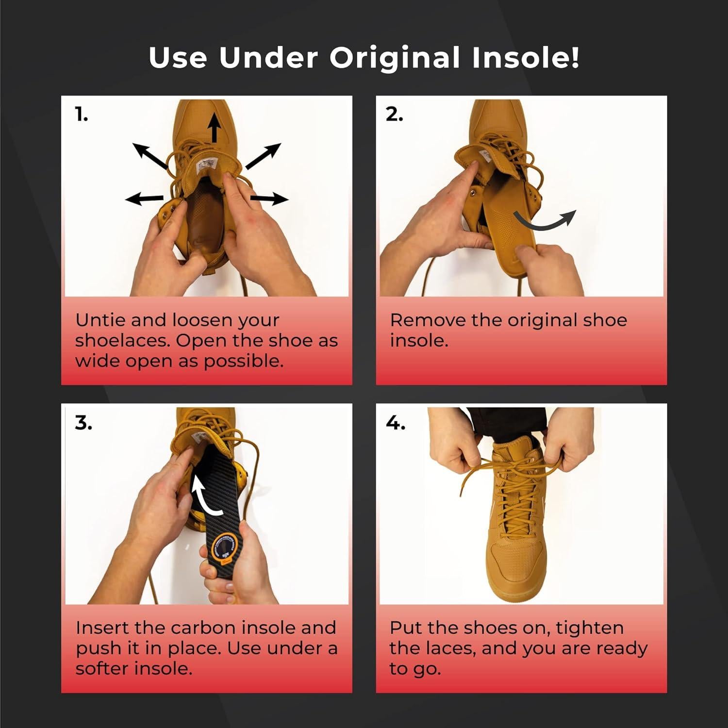 Plantilla ortopédica de fibra de carbono Erismet - Extensión de Mortons - Unisex 27.5 cm