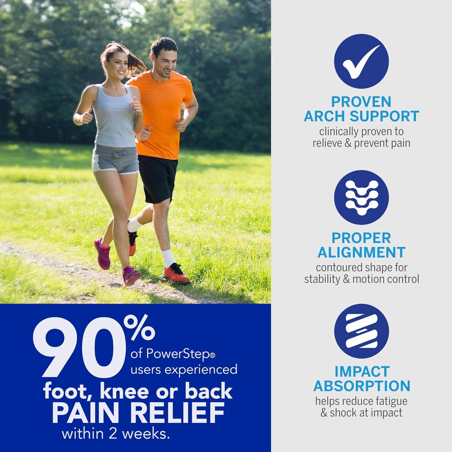 Plantillas ortopédicas PowerStep ProTech Control - Alivio fascitis plantar - M 40-41 W 38-39