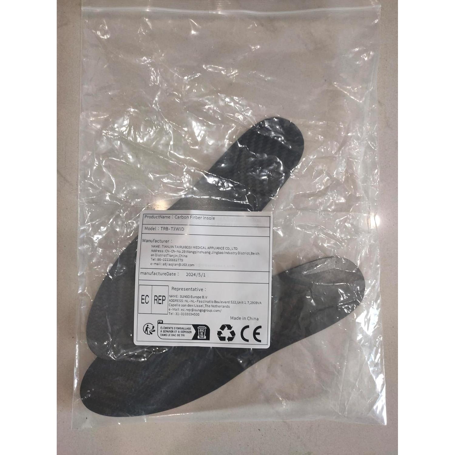 Plantilla Rígida de Fibra de Carbono Shuyan Jiao Talla 9/10