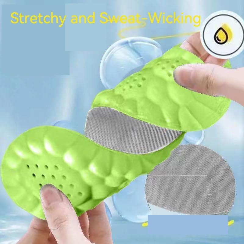 2 Pares de Plantillas 4D Cloud Unisex - Espuma Viscoelástica Verde