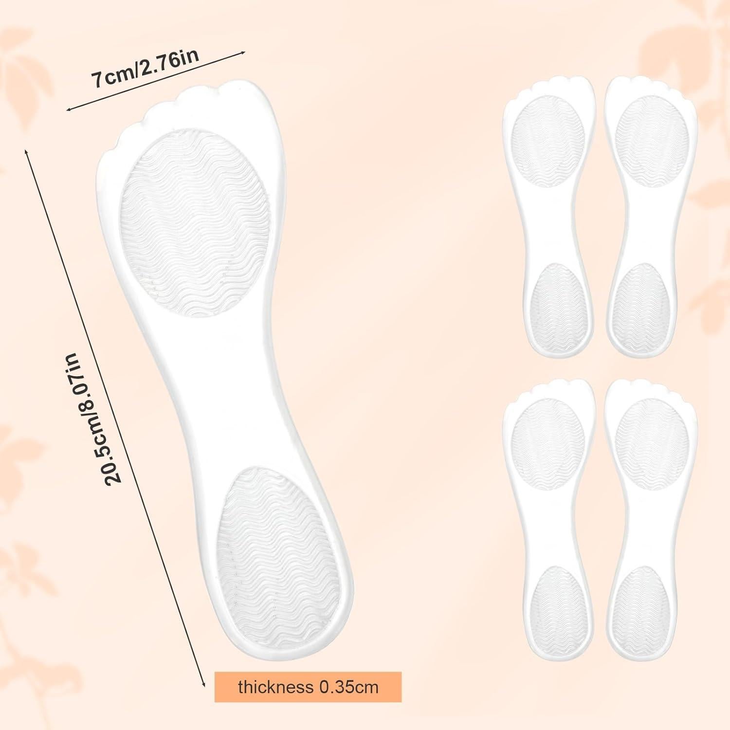 Inserciones para Tacones Altos PEUTIER - 2 Pares Gel Antideslizantes