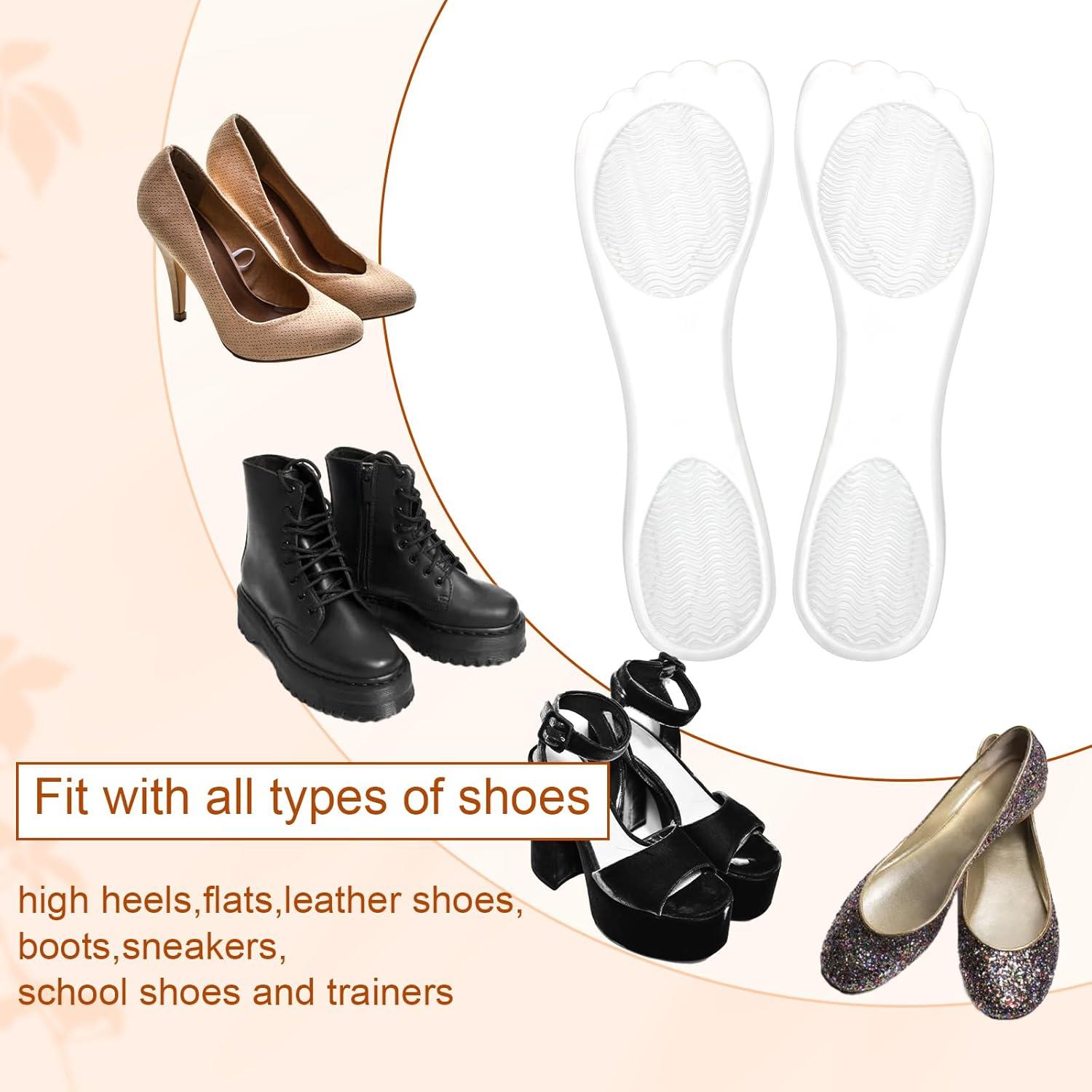 Inserciones para Tacones Altos PEUTIER - 2 Pares Gel Antideslizantes