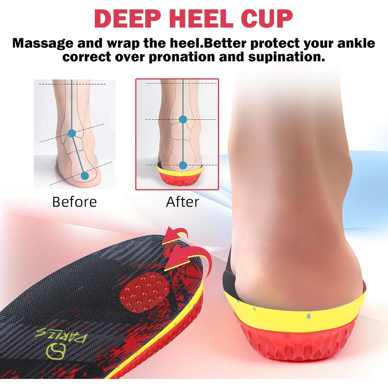 Plantillas de Soporte Pesado DARLIS para Alivio del Dolor 99.79 kg