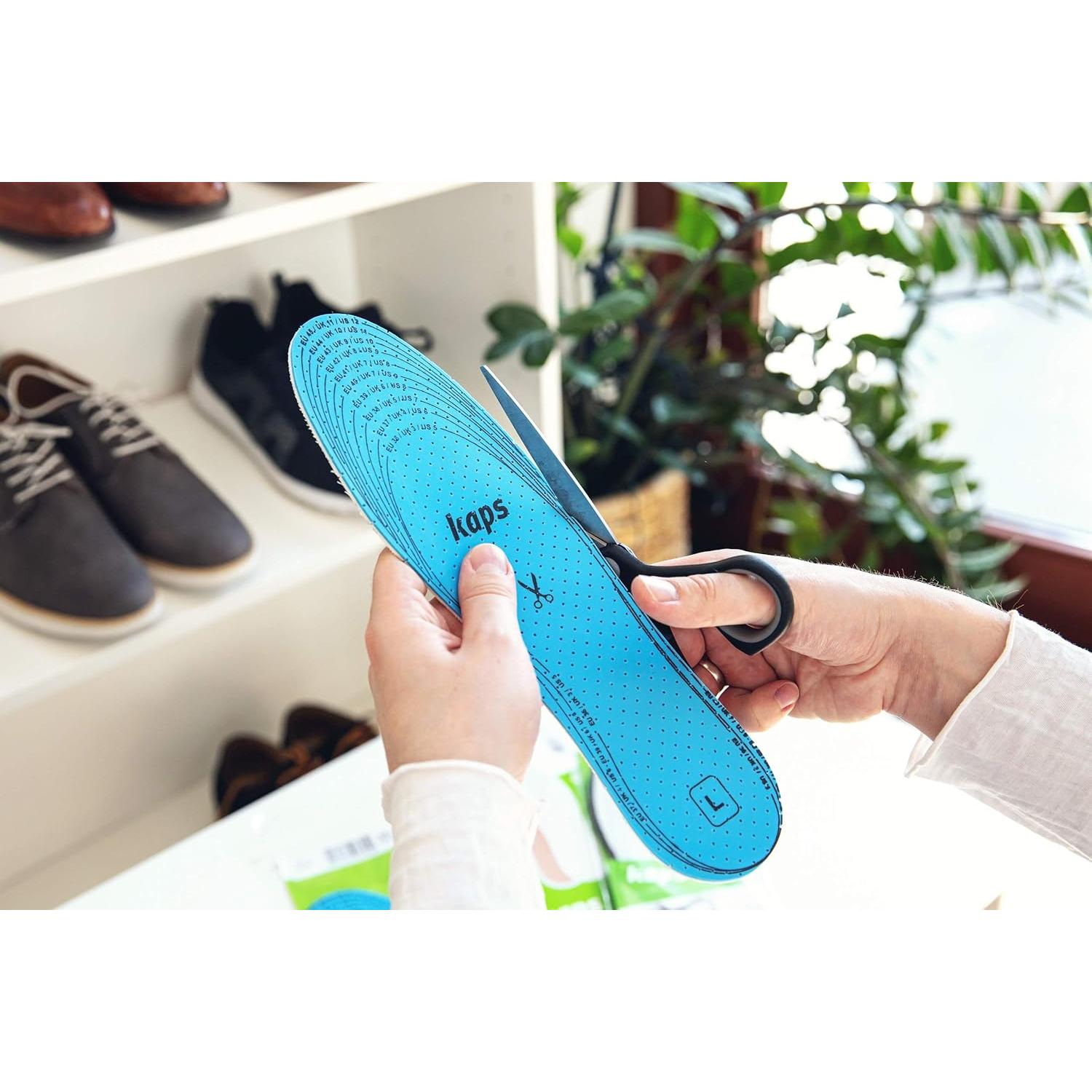 6 Pares de Plantillas Kaps Actifresh, Ajustables y Cómodas