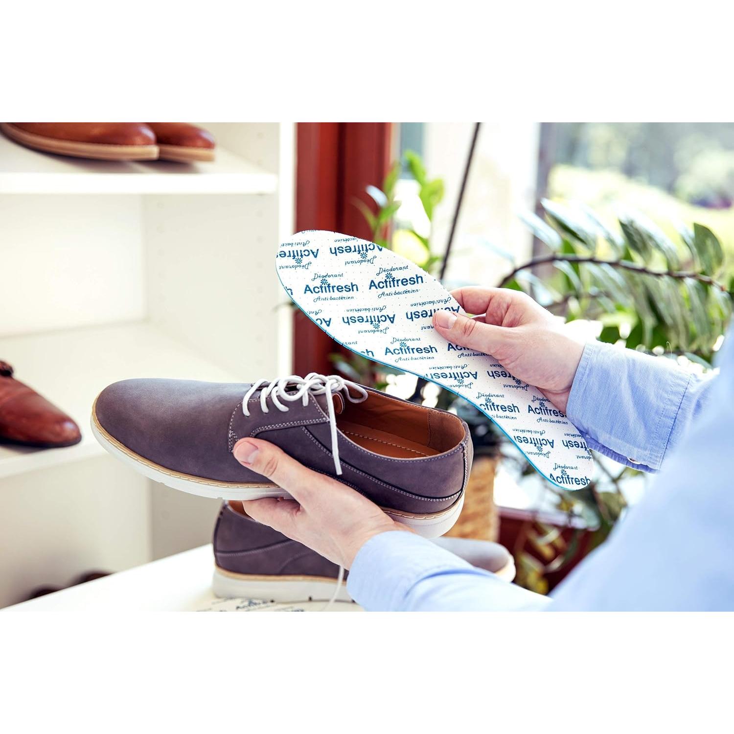 6 Pares de Plantillas Kaps Actifresh, Ajustables y Cómodas