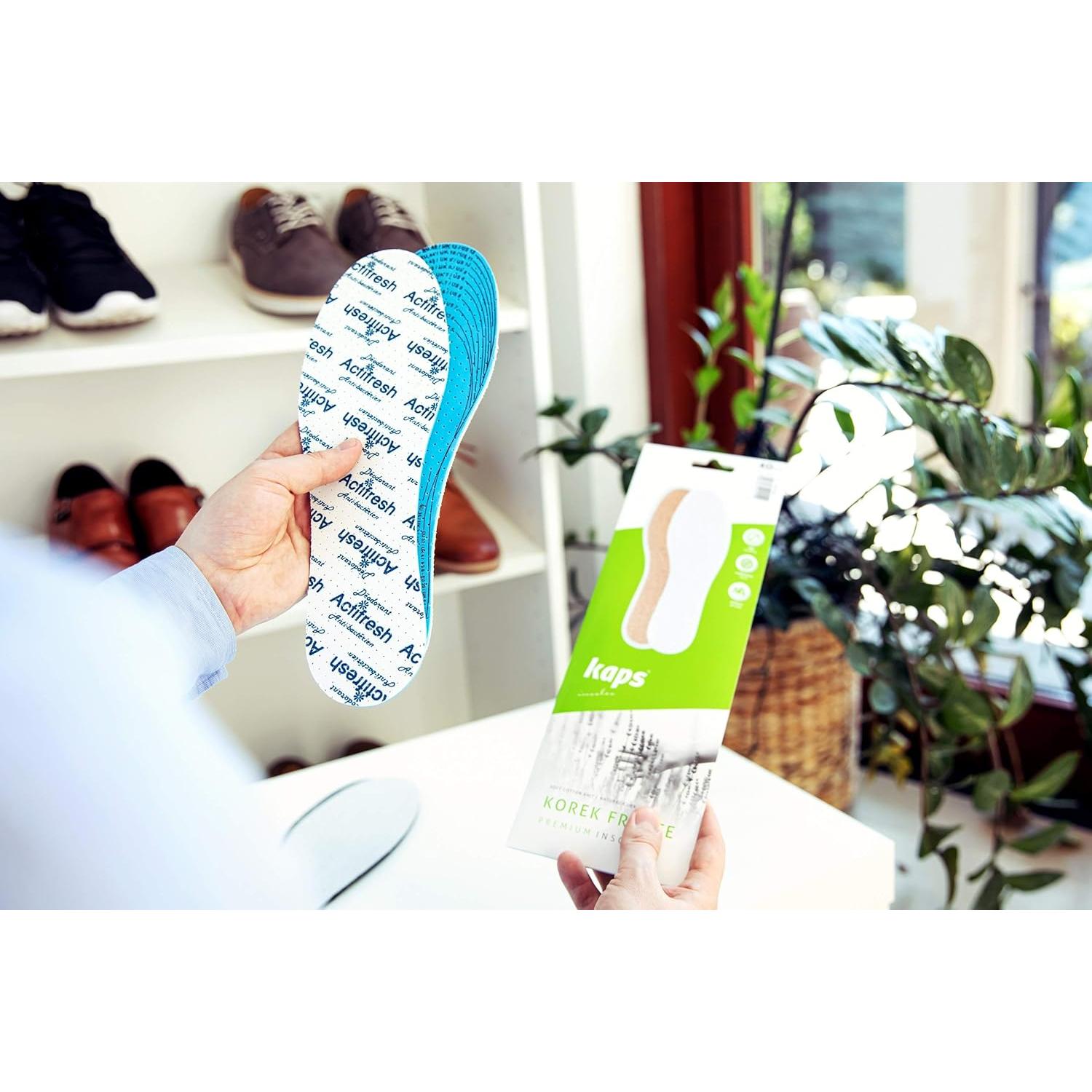 6 Pares de Plantillas Kaps Actifresh, Ajustables y Cómodas