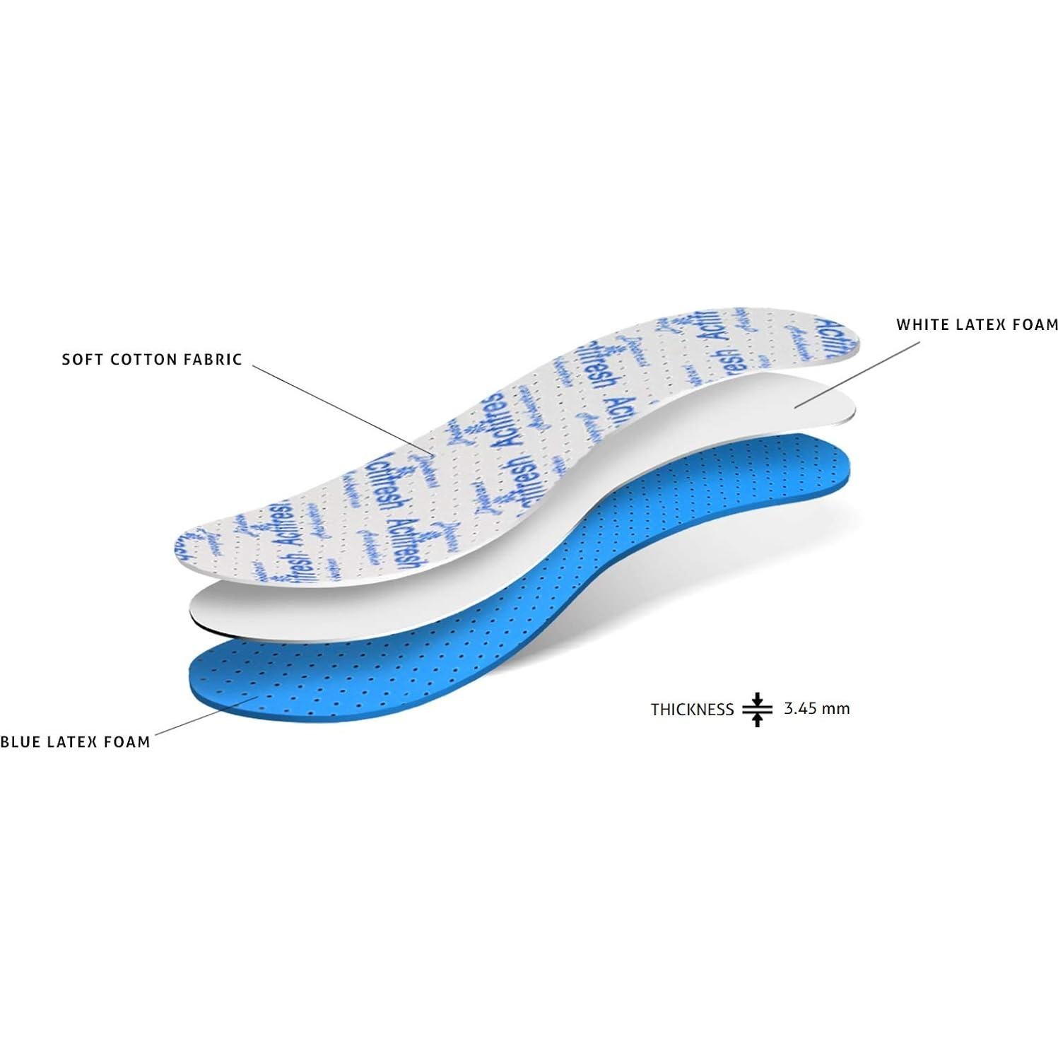 6 Pares de Plantillas Kaps Actifresh, Ajustables y Cómodas