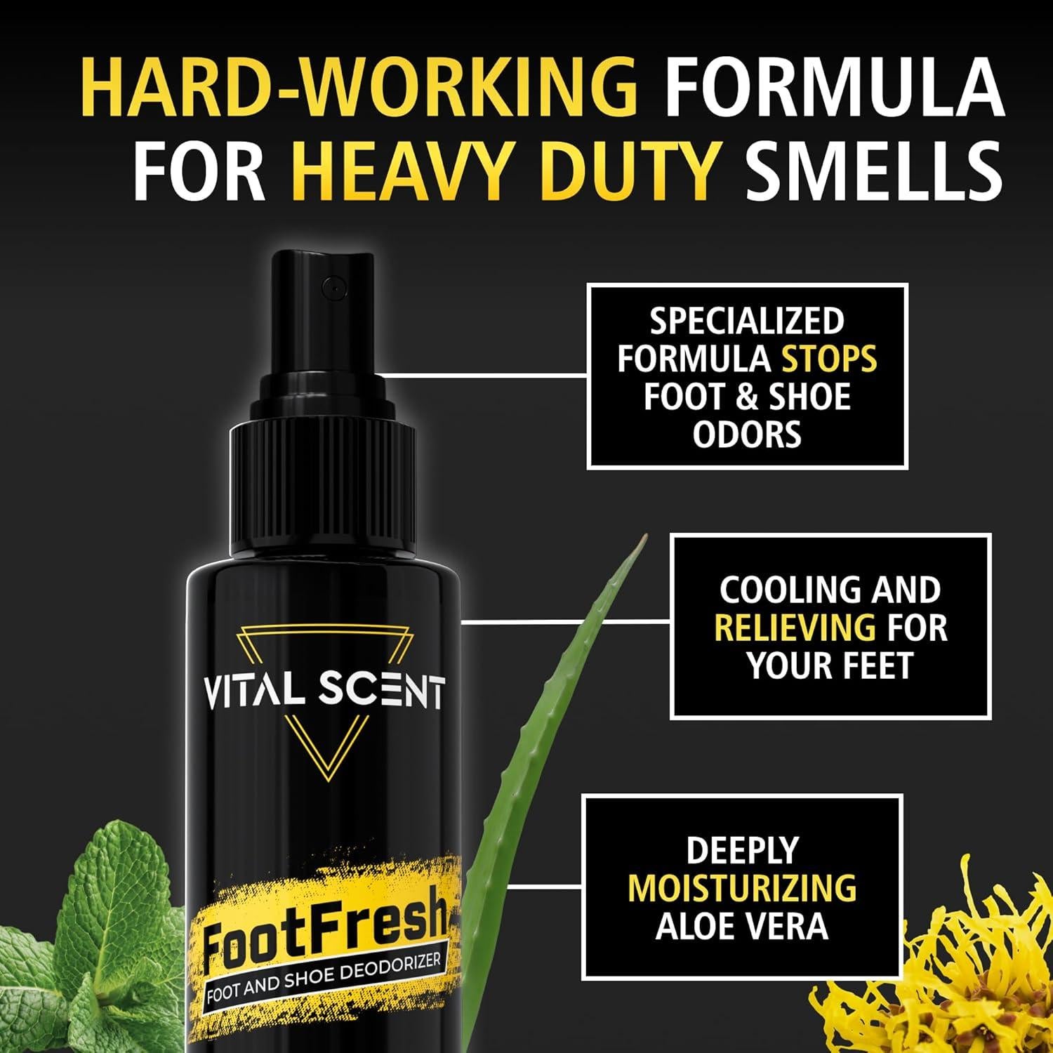 Spray Desodorante para Pies y Zapatos VITALSCENT 118 ml