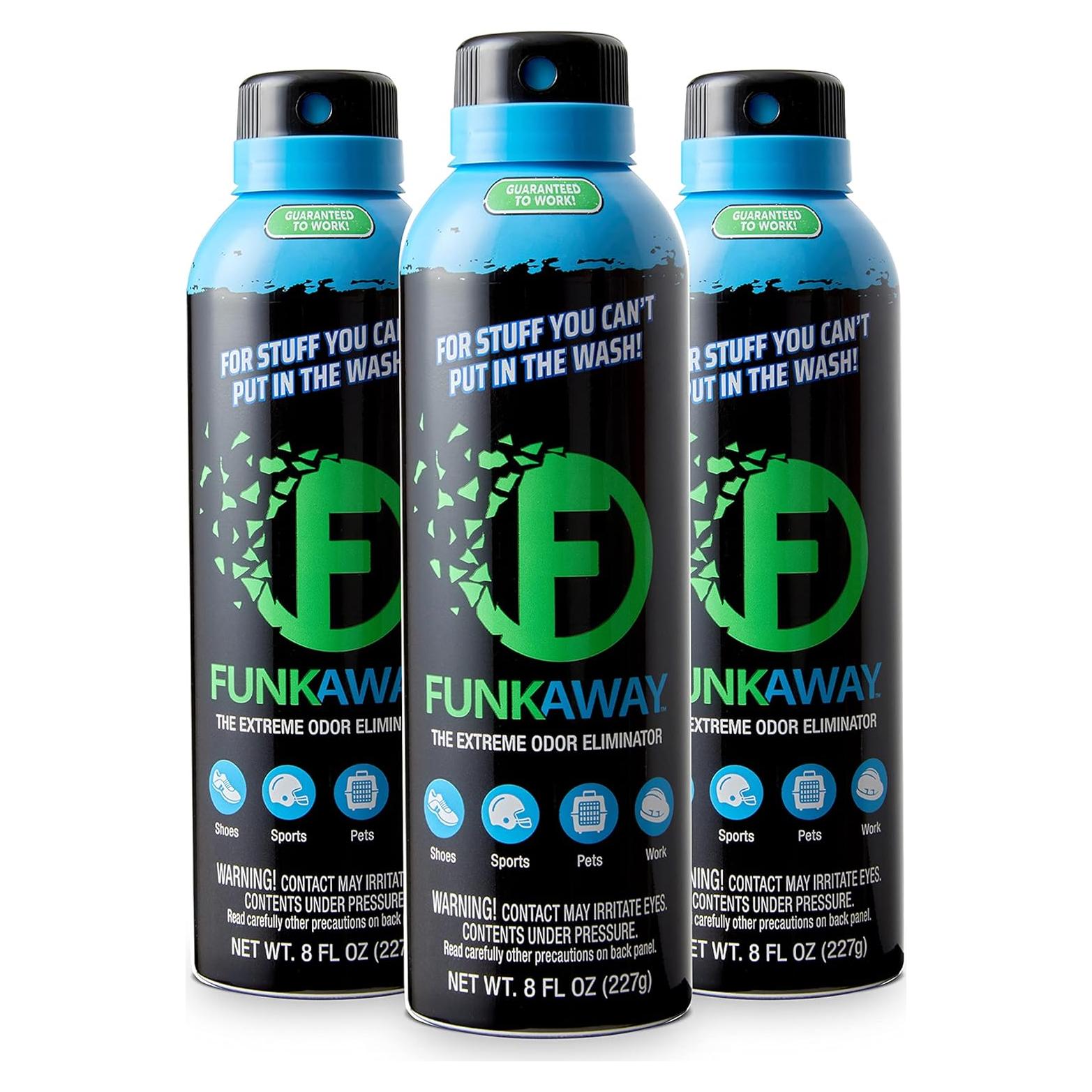 FunkAway Spray Eliminador de Olores 3 Pack 226.8 ml
