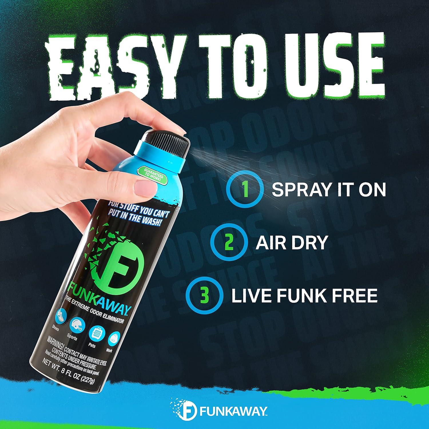 FunkAway Spray Eliminador de Olores 3 Pack 226.8 ml