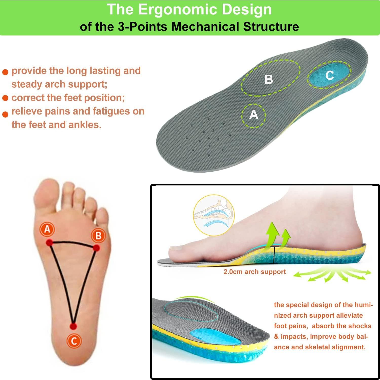 Plantillas Ortopédicas para Niños Bellcon Soporte Arco 20cm