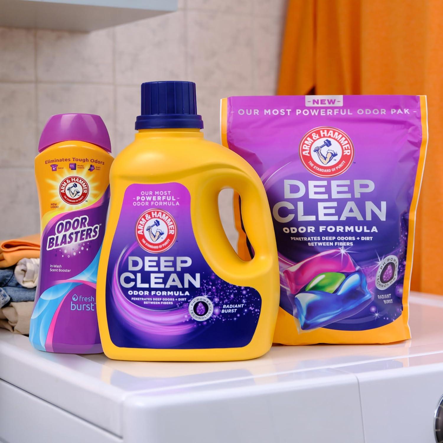Detergente para Ropa ARM & HAMMER Power Paks 44 Cargas Aroma Radiante