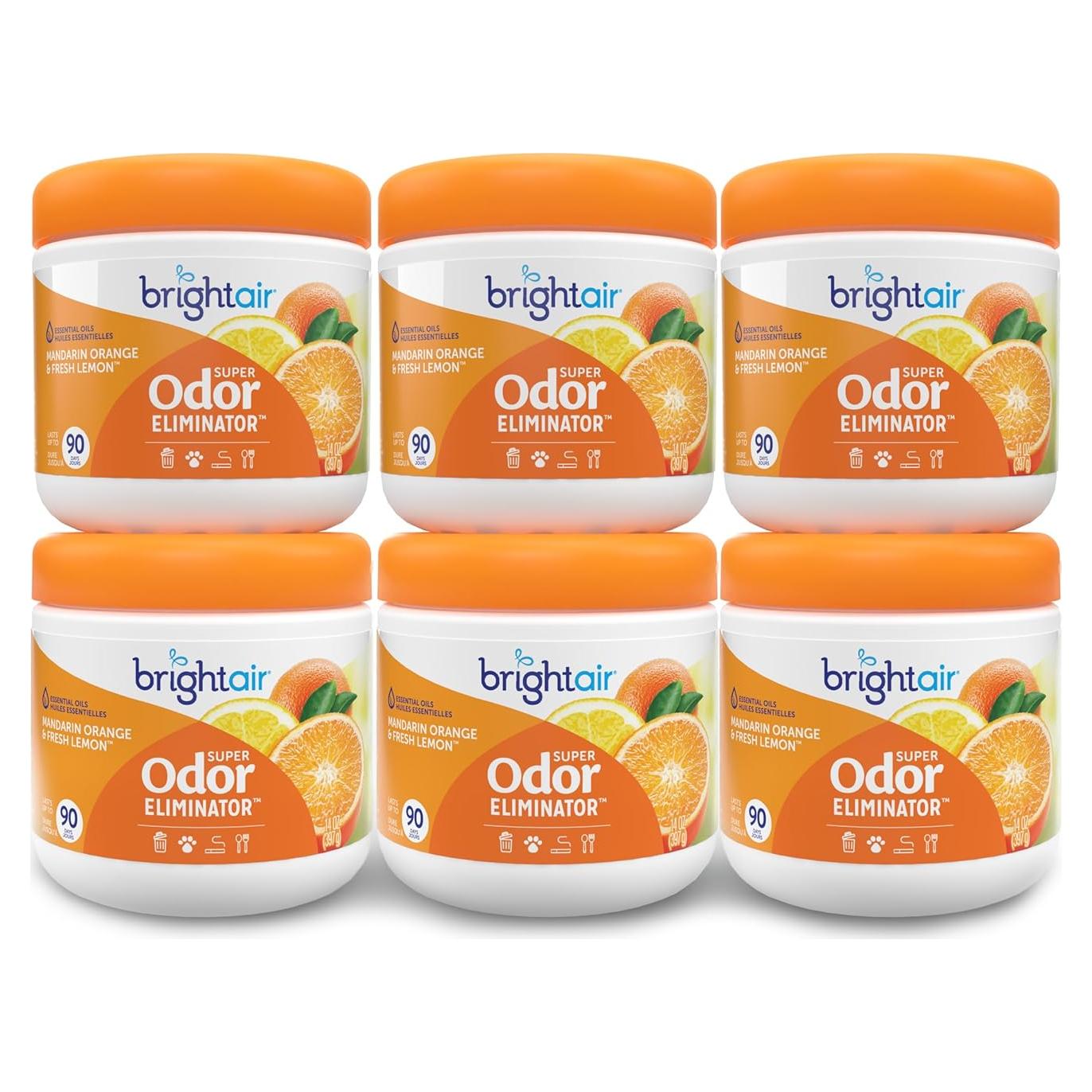 Eliminador de Olores Bright Air 14 oz. Aroma Naranja y Limón