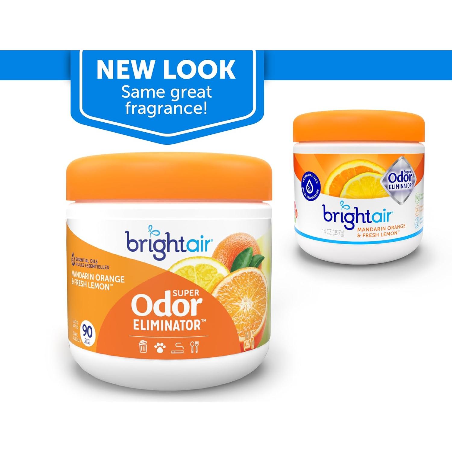 Eliminador de Olores Bright Air 14 oz. Aroma Naranja y Limón