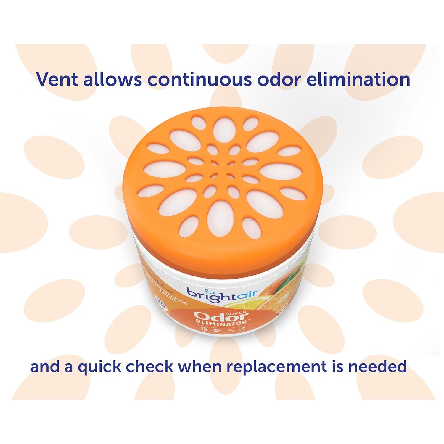 Eliminador de Olores Bright Air 14 oz. Aroma Naranja y Limón