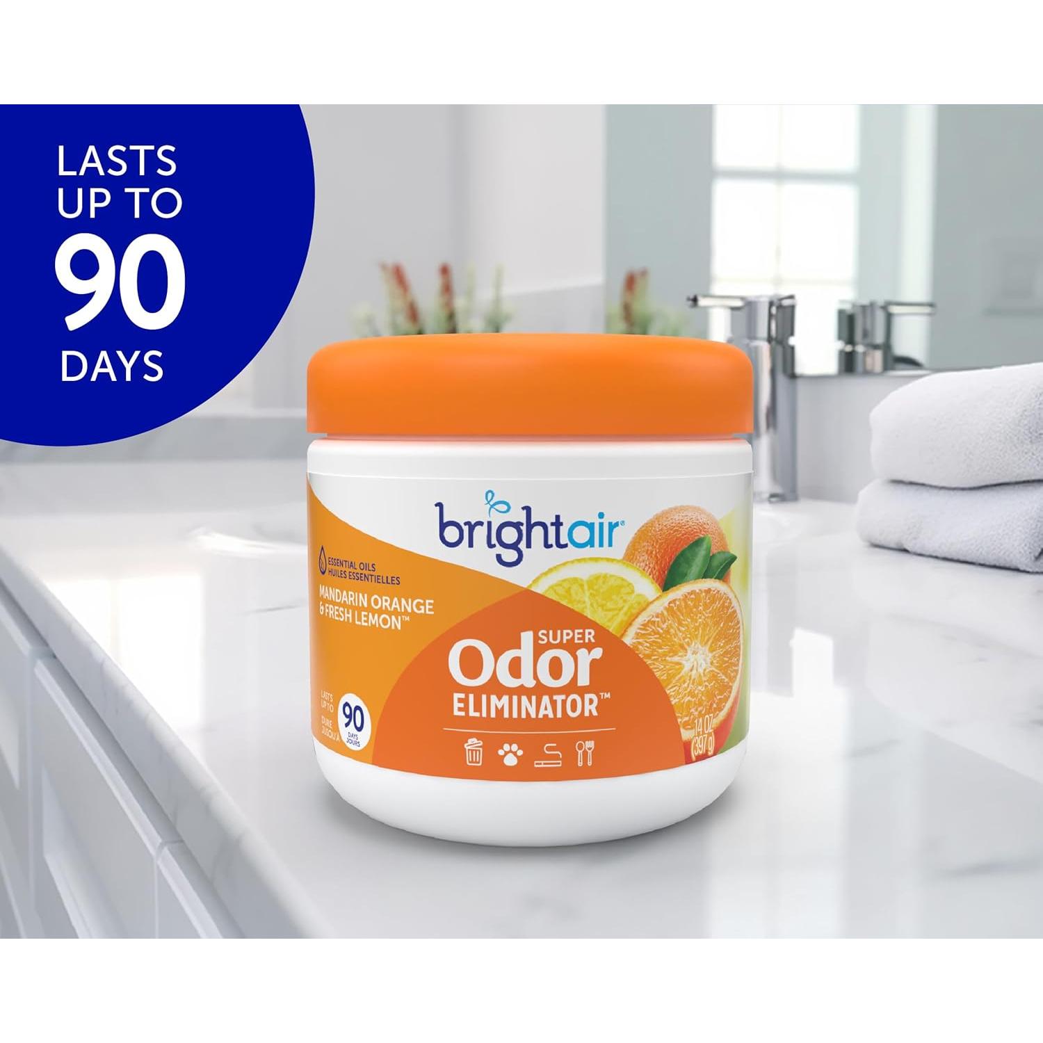 Eliminador de Olores Bright Air 14 oz. Aroma Naranja y Limón